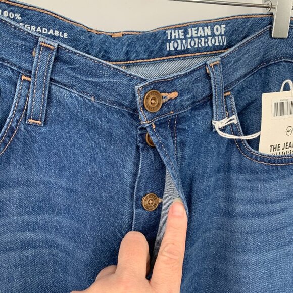 AG Adriano Goldschmied Isabelle high waist straight leg crop jeans women new 29 - Picture 3 of 6